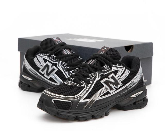 New Balance 740 Black Silver фото