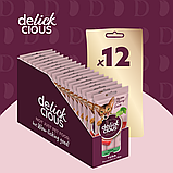 Кремові ласощі Delickcious для котів – Тунець з додаванням алое 4шт*15г, фото 7