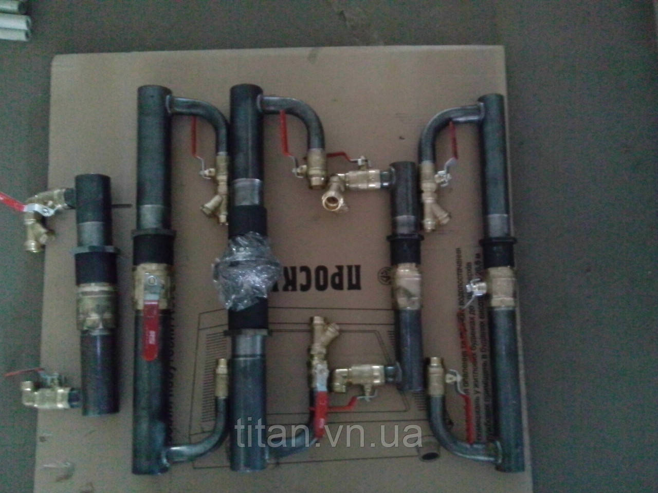 Байпас 40 з краном довгий 1/2, фото 1