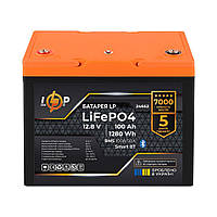 LiFePO4 акумулятор LogicPower 12V (12.8V) - 100 Ah (1280Wh) Smart BMS 100A/50А з Bluetooth для ДБЖ