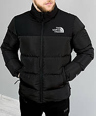 Чоловіча куртка The North Face чорна єврозима, брендова тепла куртка Зе Норт Фейс зимова люкс якість, фото 3