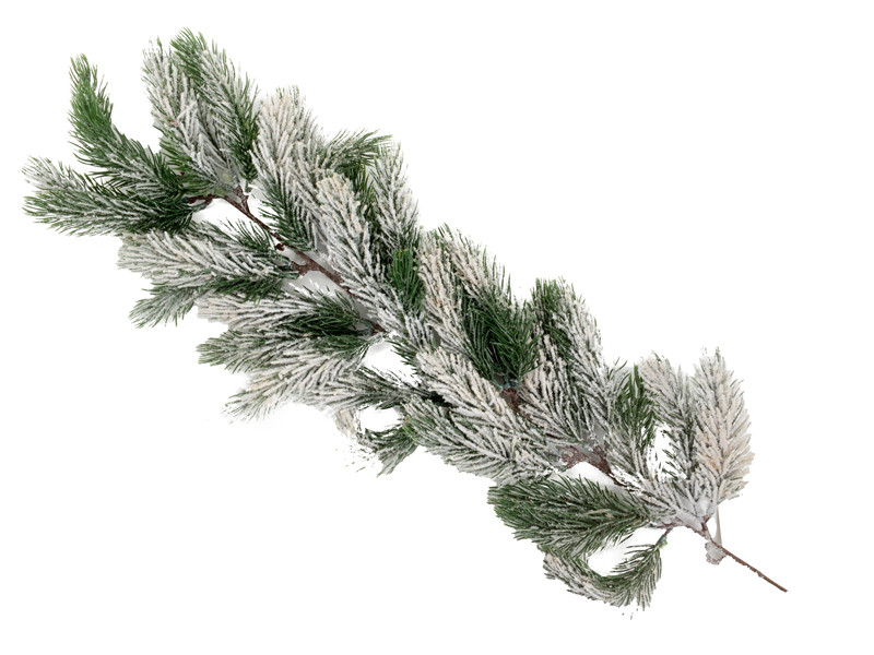 Гілка декоративна хвойна 63 см (пластик), фото 1
