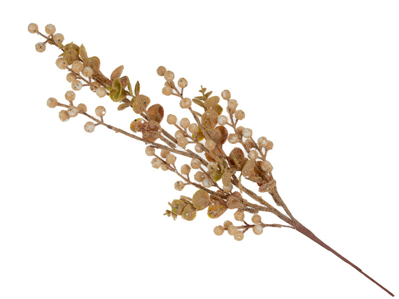 Гілка декоративна 73 см золото (пластик), фото 1