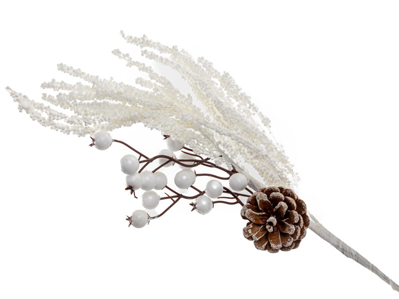 Гілка декоративна хвойна 45 см (пластик), фото 1