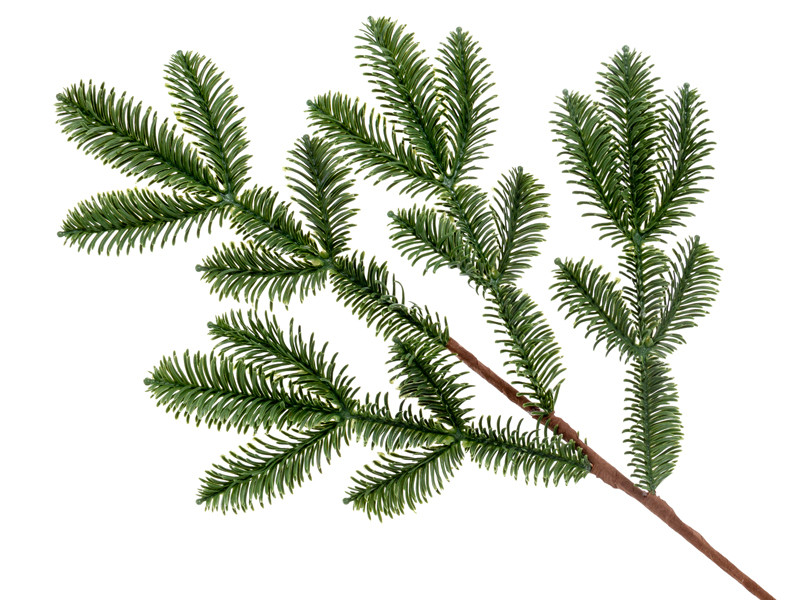 Гілка декоративна хвойна 60 см (пластик), фото 1