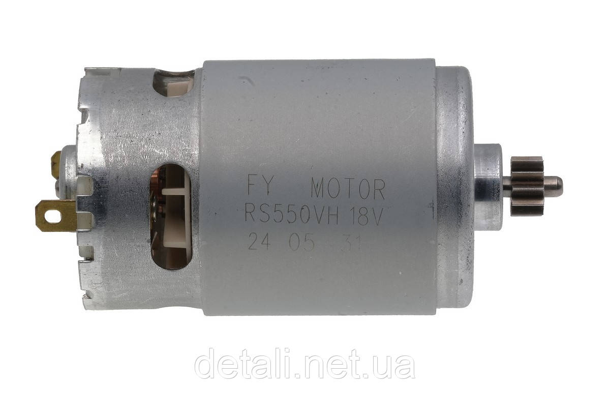 Двигун шуруповерта 18В (18V) Forte CD 1813-2 B2 (d37 Lвала 75d вала 3,2мм 11 зубів), фото 1