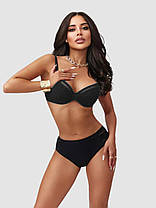 Купальник Роздільний рубчик Z.Five 5716-20 чорний на 52 54 розмір, фото 2