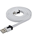 Кабель USB - micro USB 100 см White, фото 2
