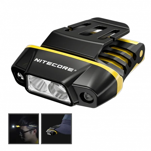Ліхтар на кепку Nitecore NU11 з датчиком руху та універсальним кріпленням, фото 1