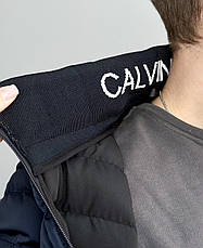 Чоловіча куртка Calvin Klein єврозима, брендова тепла куртка Кельвін Кляйн зимова люкс якість, фото 6