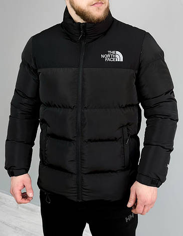 Чоловіча куртка The North Face чорна єврозима, брендова тепла куртка Зе Норт Фейс зимова люкс якість, фото 1
