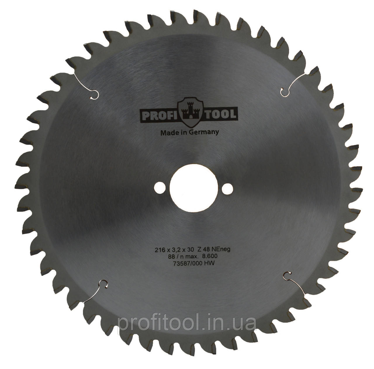 Диск пиляльний PROFITOOL - 216х3,2х2,6х30 мм Z=48, TFneg (NE) (2121606)