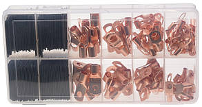 Наконечник кабельний кільцевий + термоусадка в наборі (260шт.)