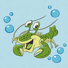 Картина за номерами Для дітей. Веселий рак 30*30 см Art Craft 15096-AC