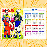 Плакат-календар Аніме Naruto 007