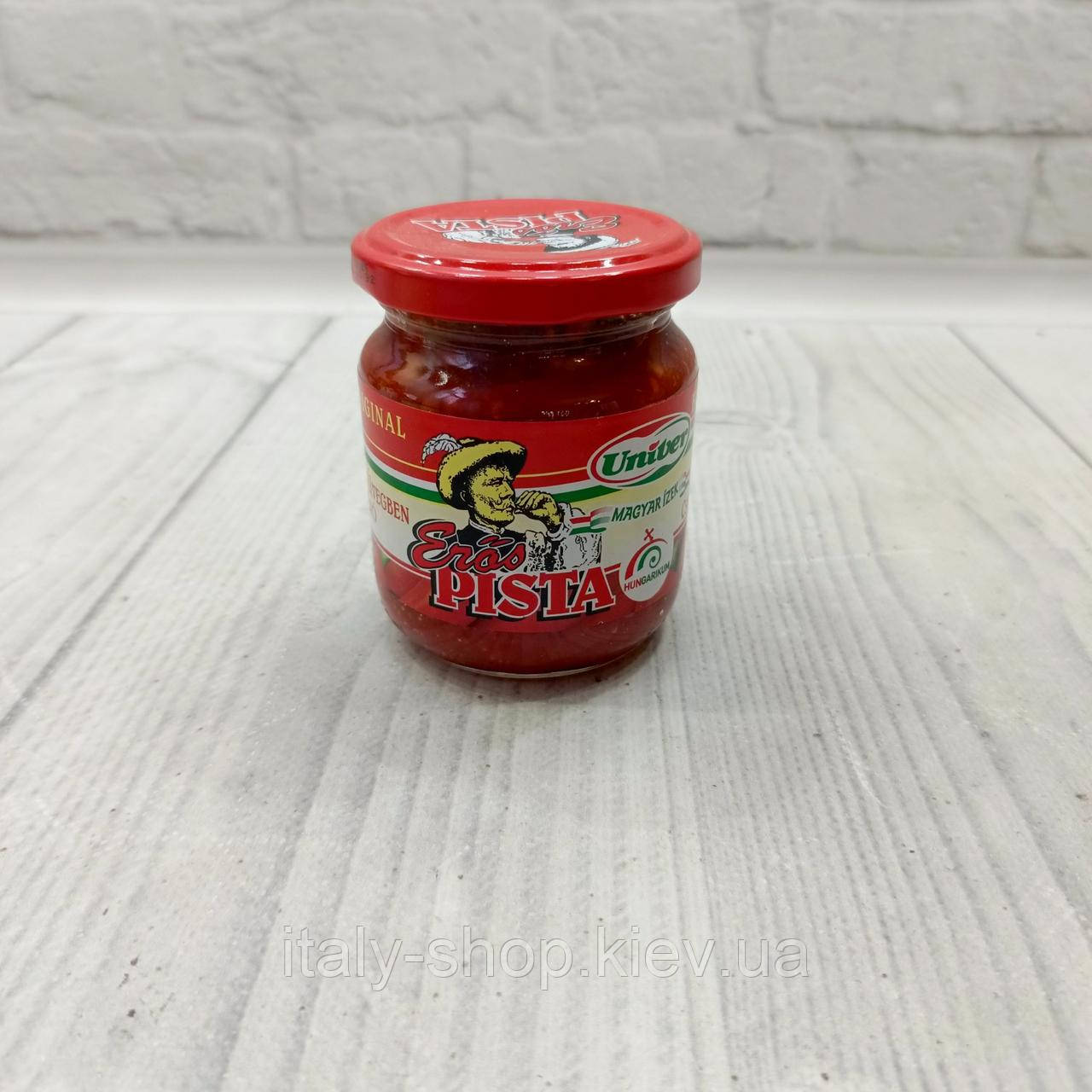Соус з гострим сирим подрібненим перцем Univer Eros Pista, 200 г Угорщина, фото 1