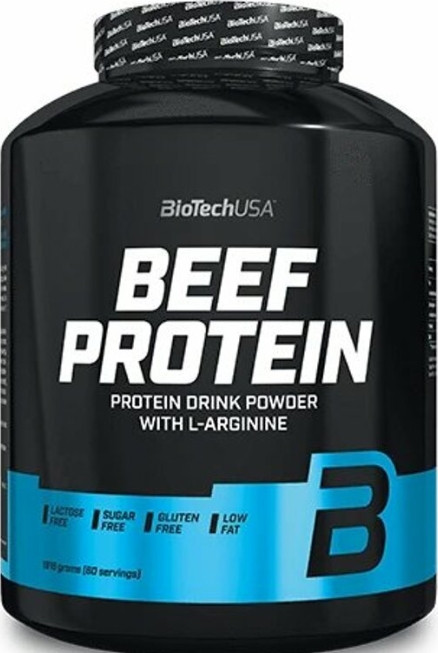 Яловичий протеїн BioTech BEEF Protein 1800 гр полуниця