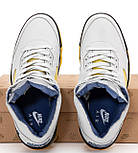 Кросівки чоловічі Nike Air Jordan 5 Retro Dawn осінь-весна сірі. Живе фото, фото 3