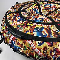 Тюбінг Роблокс Оксфорд/ПВХ 100 см Яскравий надувний тюбінг Льодянка для катання