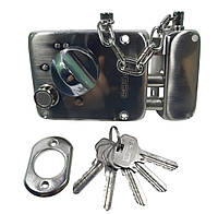 Замок накладний Apecs 0096-C NIS (матовий нікель)