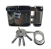 Замок накладний Apecs 0556-C NIS (матовий нікель)