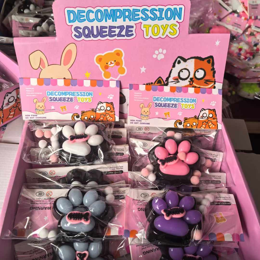 Іграшка Сквіш, Таба лапка Котика, антистрес без флока, фото 1