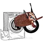 М'яка іграшка Рись Шльопа, 50 см / М'яка подушка антистрес / Плюшева іграшка-подушка рись, фото 9