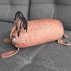 М'яка іграшка Рись Шльопа, 50 см / М'яка подушка антистрес / Плюшева іграшка-подушка рись, фото 2