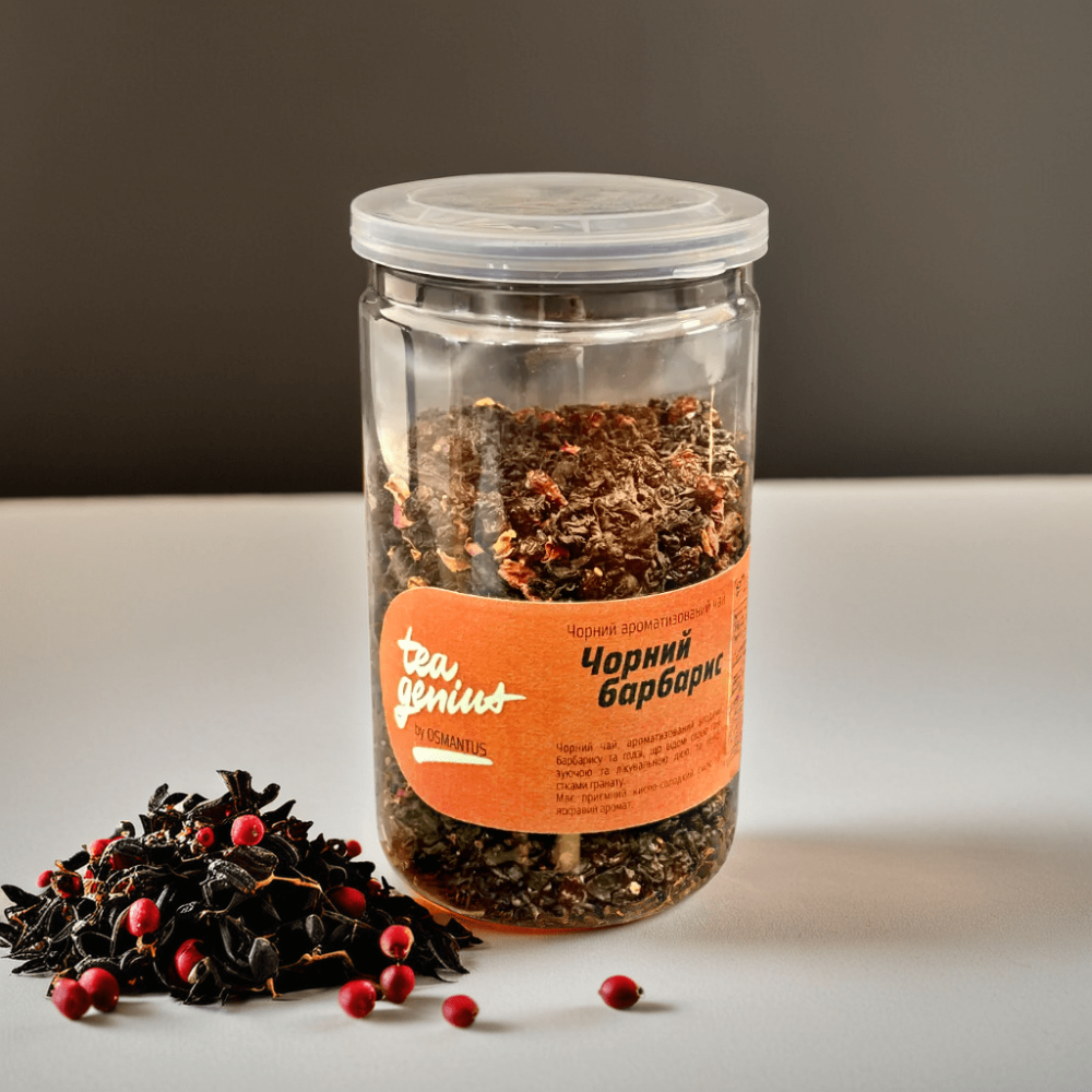 Чай в банці TM TEA GENIUS "Чорний барбарис" 100 гр