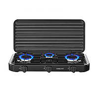 Настільна газова плита Sokany SK 6003 триконфоркова