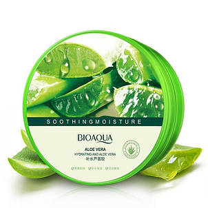 Універсальний гель BioAqua з натуральним соком Aloe Vera 92% для обличчя і тіла 300 мл, фото 1