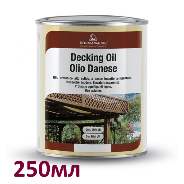 Датське (палубне) масло DECKING OIL (danish oil) Borma прозоре 0,25л (розлив)