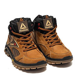 Підліткові дитячі зимові черевики шкіряні Reebok Winter Tech Step Brown