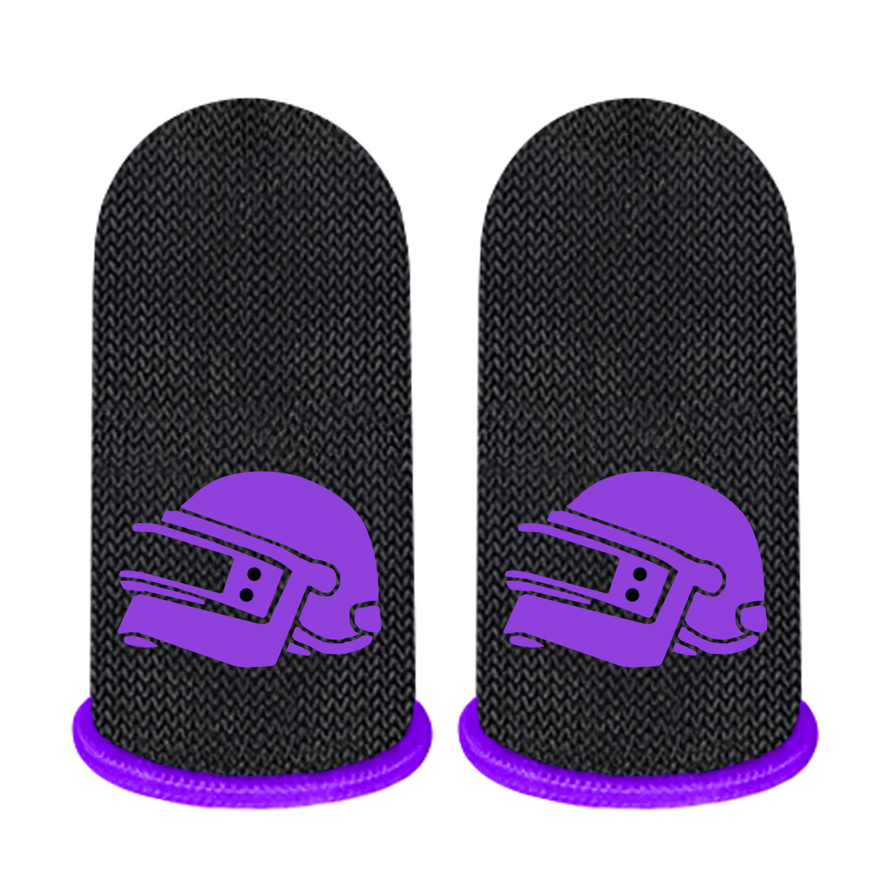 Ігрові напальчники з карбоном HELM (1 пара 2 шт) для ігор на телефоні смартфоні планшеті pubg пабг пубг, фото 1