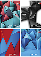 Зошит для записів А6 32 арк скоба клітинка Призми асорті