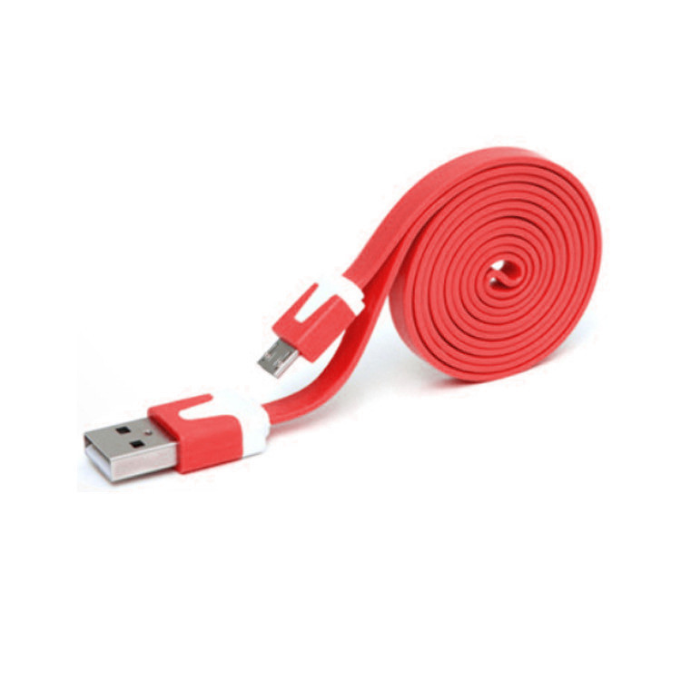 Кабель USB - micro USB 100 см Red, фото 1