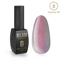 Milano Cosmetic гель-лак Котяче око Cat eyes Aurora № 04 для нігтів, 8 мл