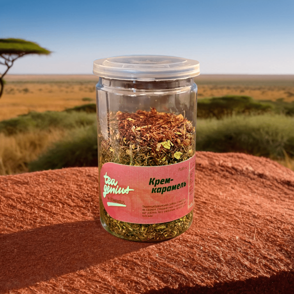 Чай в банці TM TEA GENIUS "Крем-карамель" ройбуш 80 г