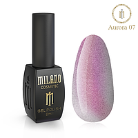 Milano Cosmetic гель-лак Котяче око Cat eyes Aurora № 07 для нігтів, 8 мл