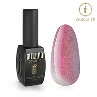 Milano Cosmetic гель-лак Котяче око Cat eyes Aurora № 10 для нігтів, 8 мл