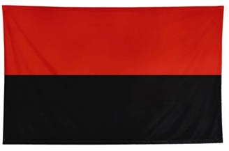 Флаг України 90*140 тканина "КРАСНО-ЧОРНІЙ"