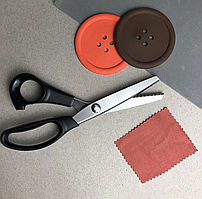 Ножиці фігурні Зигзаг для розкрою тканини, 3 мм