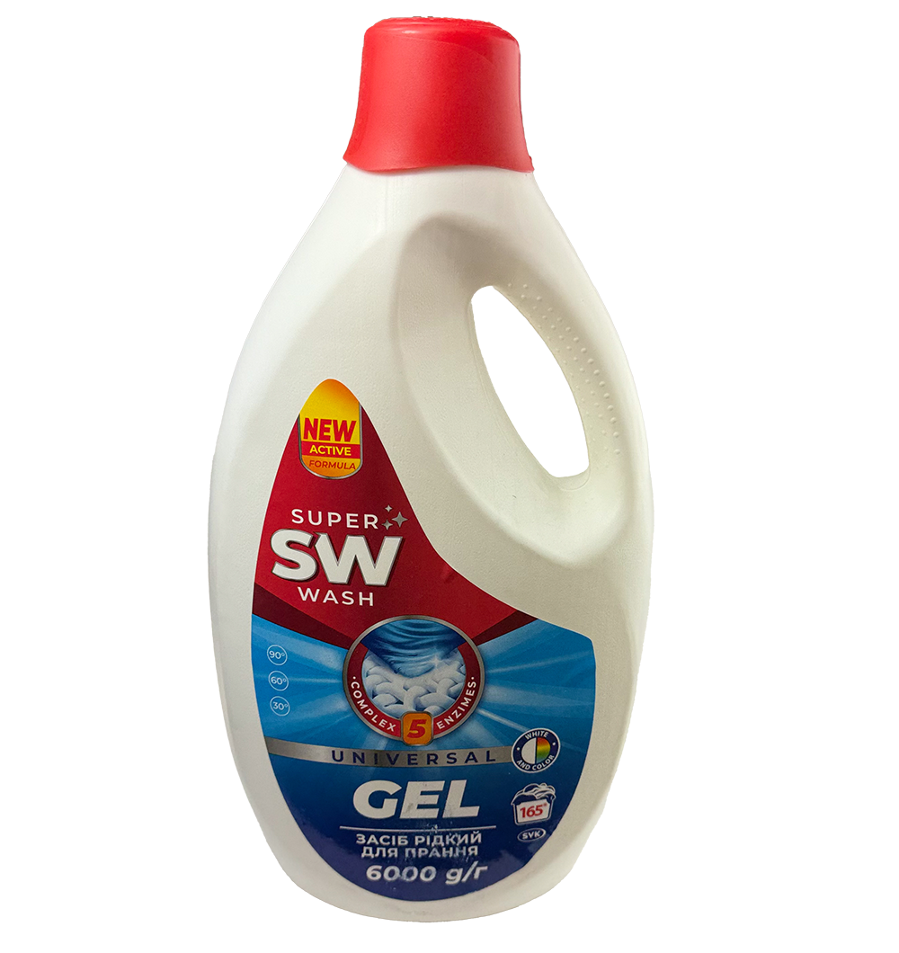 Гель для прання SUPER Wash UNIVERSAL 6 л