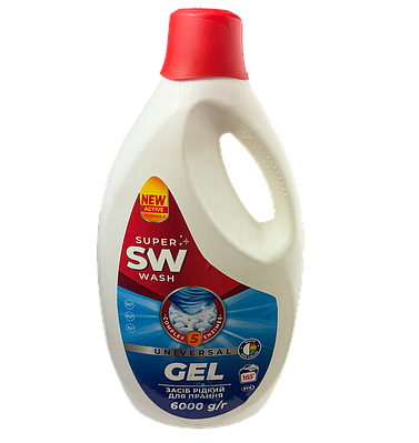 Гель для прання SUPER Wash UNIVERSAL 6 л