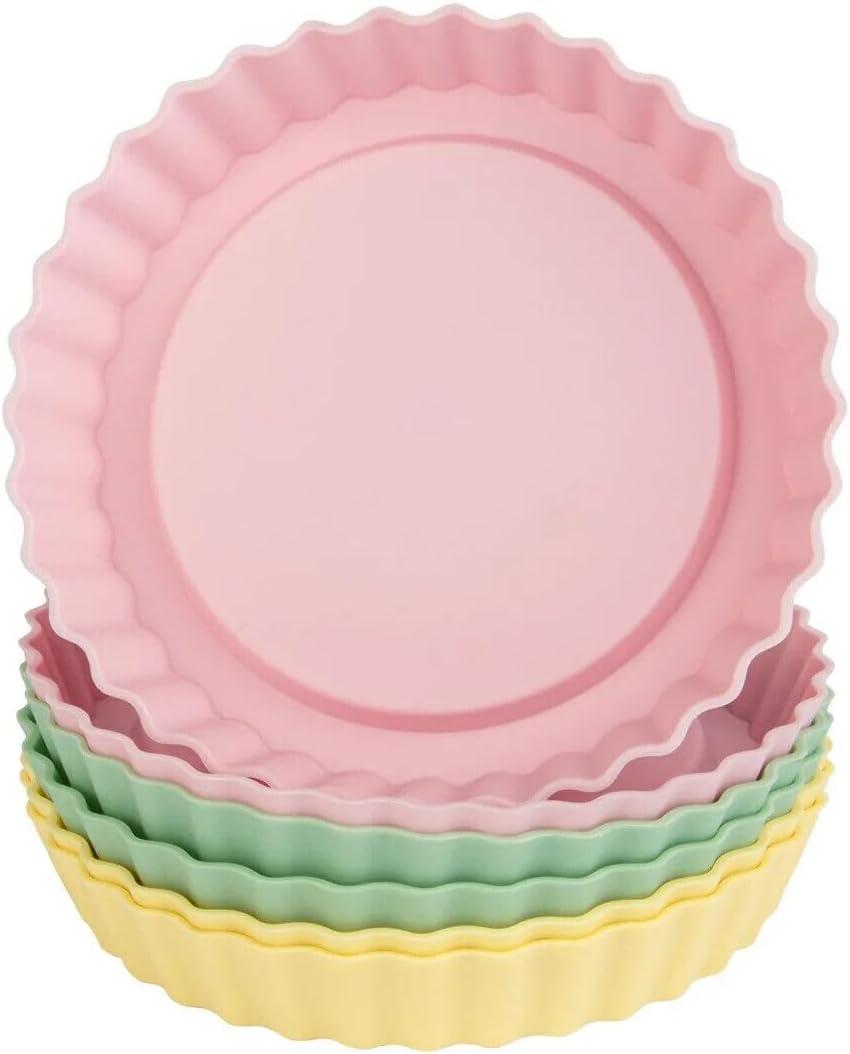 Силіконові форми для тарталеток ERNESTO 6 шт, набір форм для тарталеток 12 х 2 см, фото 1