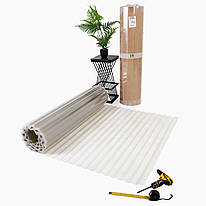 Прозорий шифер ELYPLAST 1.5м х 5м (7,5м.кв) пластиковий гофрований нейтральний