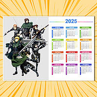 Плакат-календар Attack on Titan 007