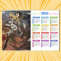 Плакат-календар Attack on Titan 009