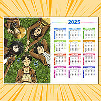 Плакат-календар Attack on Titan 012