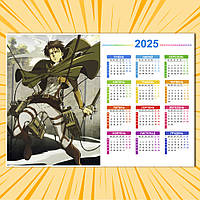 Плакат-календар Attack on Titan 014